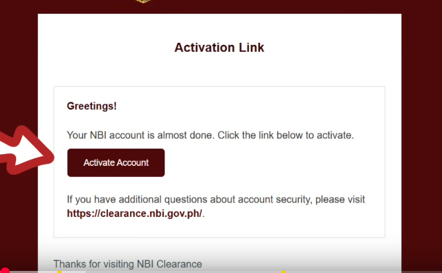 nbi activation link
