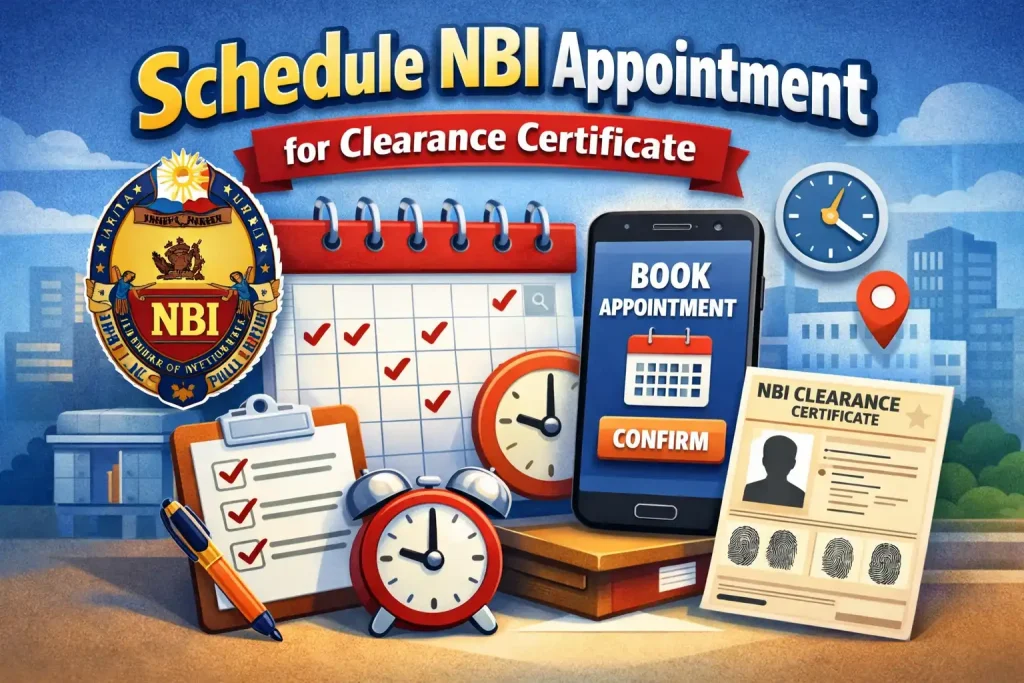 Schedule NBI Appointment for Clearance Certificate